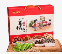 一箱食品姚生记一箱情意大礼包高清图片