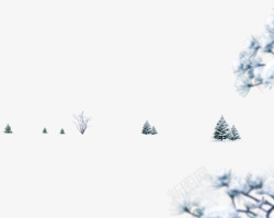 摄影冬天下雪场景素材