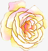 黄色玫瑰婚庆海报素材