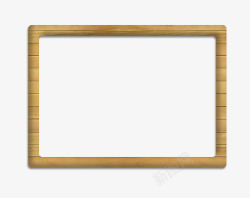 实木大相框原木长方形相框高清图片