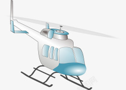 飞行中的直升机素材