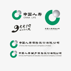 保险类标志中国人寿LOGO图标高清图片
