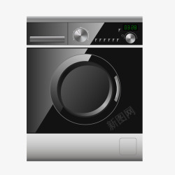 炫黑洗衣机图像炫黑洗衣机图像高清图片