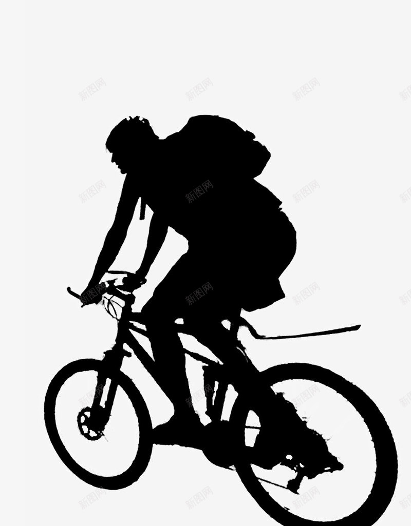 骑车剪影自行车骑行骑手png免抠素材_新图网 https://ixintu.com 单车剪影 自行车 骑手 骑行 骑车剪影