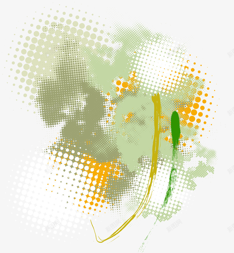 绿色水彩斑点png免抠素材_新图网 https://ixintu.com 免抠PNG 图案 拼接 斑点 水彩 绿色 花纹 边框纹理