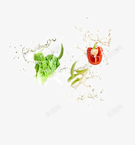 洗蔬菜的水png免抠素材_新图网 https://ixintu.com 毛豆 水 爱心蔬菜 红椒 菜类图片 蔬菜 青菜