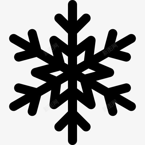Snowflake图标png_新图网 https://ixintu.com frost 冬天 天气 寒冷 自然 雪 雪花