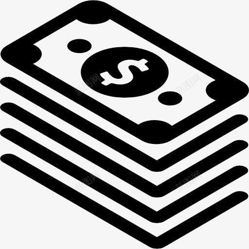 钱图标png_新图网 https://ixintu.com 业务 投资 现金 票据 美元符号 财政 货币 钱 钱字符号