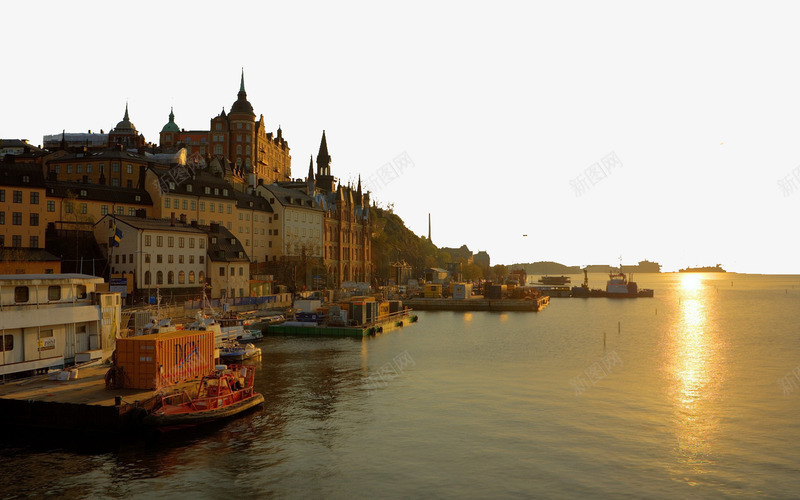 瑞典首都斯德哥尔psd免抠素材_新图网 https://ixintu.com 各地名著 旅游风景照片 著名建筑