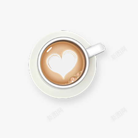 精致心形咖啡杯子png免抠素材_新图网 https://ixintu.com 咖啡 咖啡杯子 杯子 精致