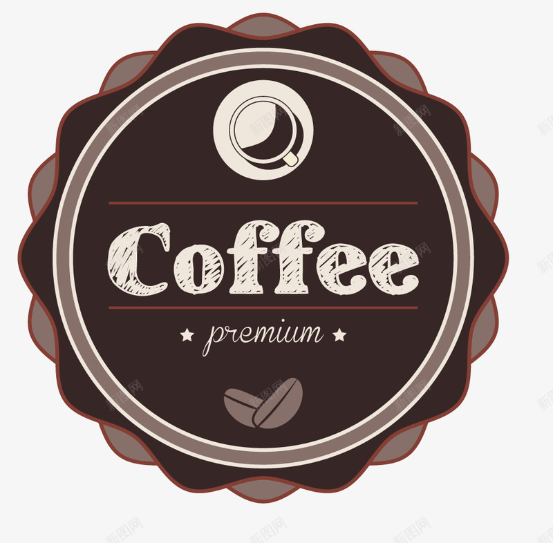 咖啡品牌标识图标png_新图网 https://ixintu.com logo 农夫山泉红色标签 创作 咖啡 咖啡LOGO 品牌 商业 图标 小图标 布局 年份 徽章 标志设计 标签 标识 标识标志图标 经典 设计