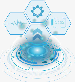 科技按钮科技按钮矢量图高清图片