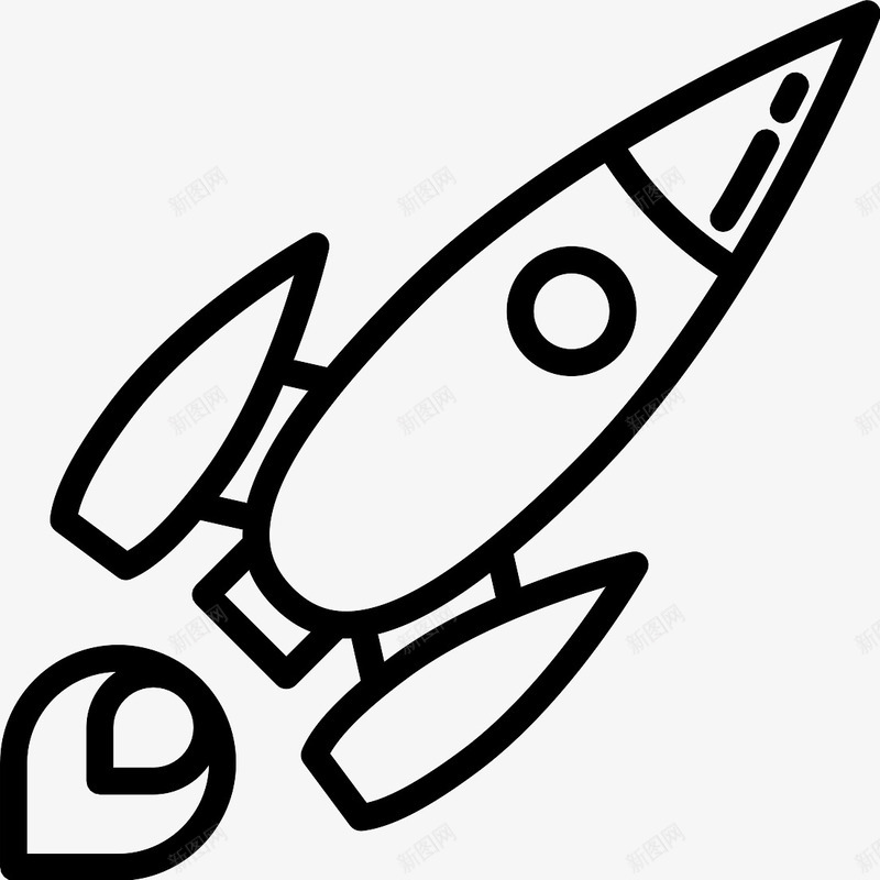 火箭Spaceicons图标png_新图网 https://ixintu.com rocket 火箭