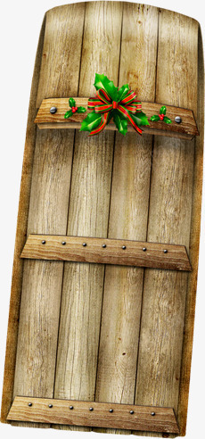 圣诞扁平风格创意合成木板png免抠素材_新图网 https://ixintu.com 创意木板 圣诞 圣诞木板 扁平创意 木板