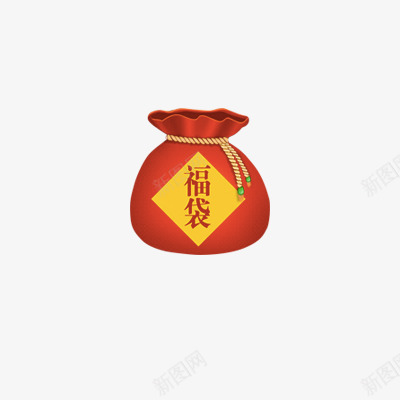 福袋png免抠素材_新图网 https://ixintu.com 双十一 红色 节日礼物
