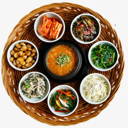 潮汕特产海报韩式食物高清图片