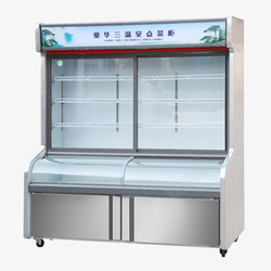 保鲜柜推拉门展示冰柜高清图片