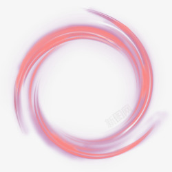 光效圆环彩色创意圆环光效边框元素高清图片