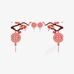 年货节中国结装饰素材
