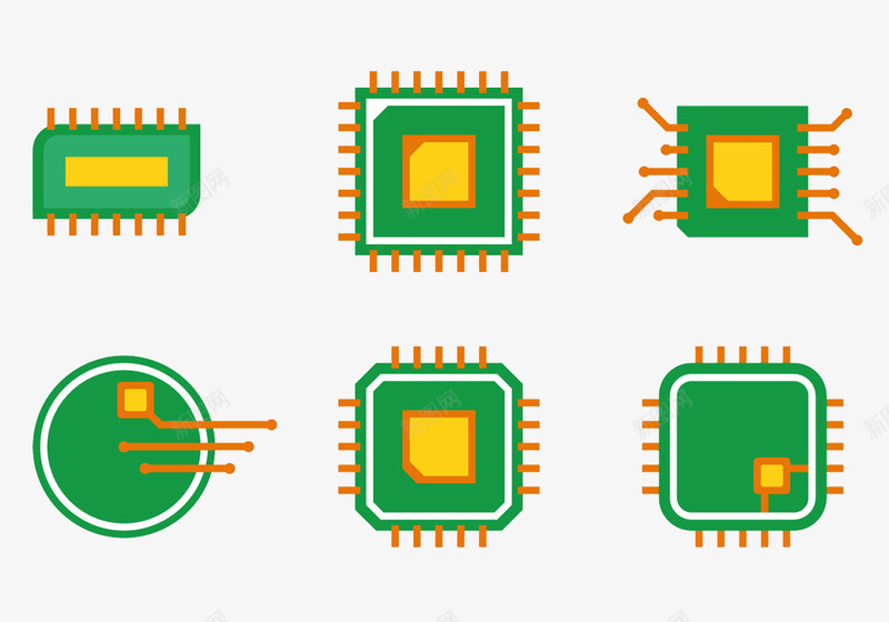 卡通电脑芯片png免抠素材_新图网 https://ixintu.com C语言 代码 彩色 扁平 电脑 科技