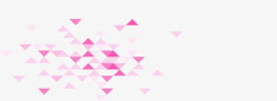 粉红三角粉红三角形漂浮几何体漂浮装饰高清图片