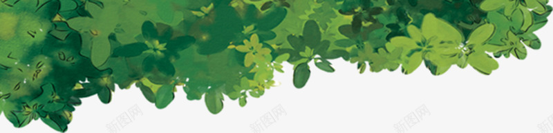 绿色灌木丛装饰png免抠素材_新图网 https://ixintu.com 大树 灌木丛 绿叶 草丛