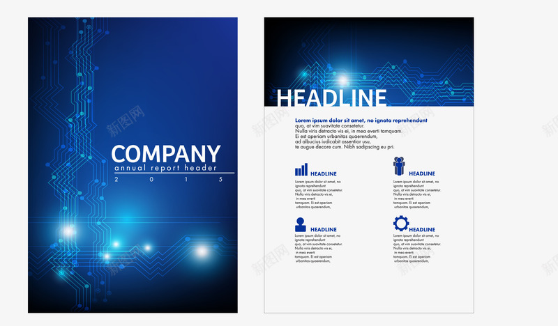 宣传单矢量图ai免抠素材_新图网 https://ixintu.com 宣传册封面 宣传单 宣传单样机 宣传单模板 矢量图 科技企业产品宣传单 科技感商业计划书封面 职业生涯规划书封面 蓝色彩页 蓝色简洁科技企业产品宣传彩页
