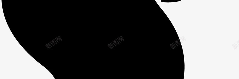 装饰黑色孕妇剪影和苹果png免抠素材_新图网 https://ixintu.com 剪影 孕妇 装饰 黑色
