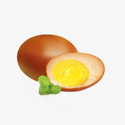 切开的鸡蛋风味卤蛋高清图片