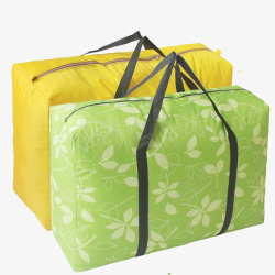 加厚行李袋绿色编织袋高清图片