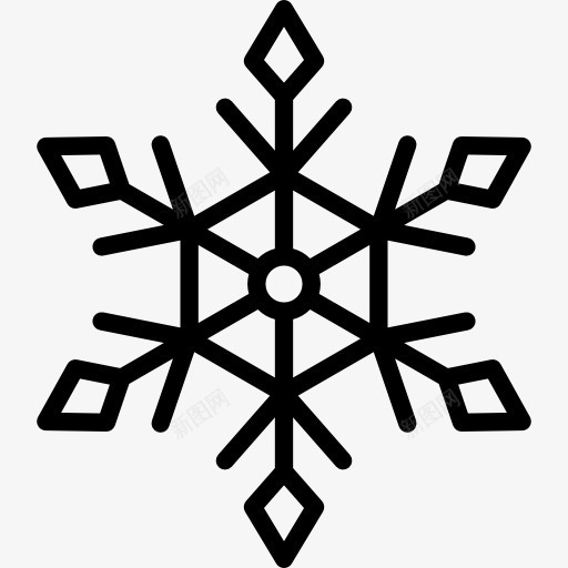 Snowflake图标png_新图网 https://ixintu.com frost 冬天 冰 天气 白雪皑皑 雪