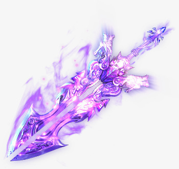 剑发光的剑紫色剑装饰png免抠素材_新图网 https://ixintu.com 发光 紫色 装饰