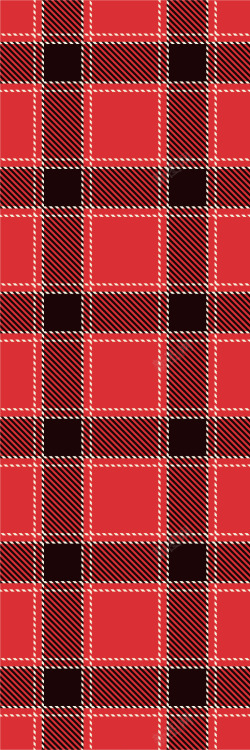 红格子方格欧式桌布矢量图高清图片