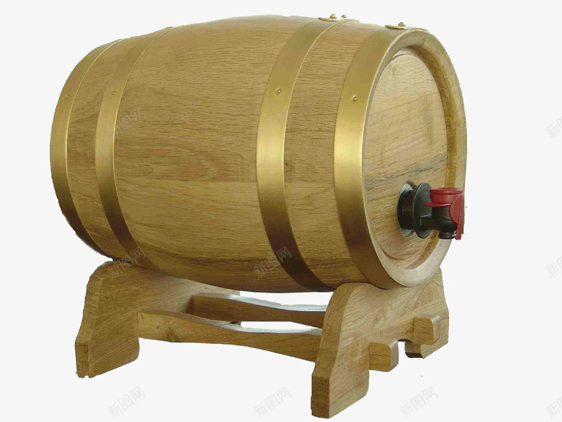 橡胶木酒桶png免抠素材_新图网 https://ixintu.com 原木 木头 木板 橡胶木 酒桶