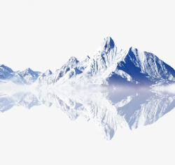 索道淘宝装饰背景雪山高清图片