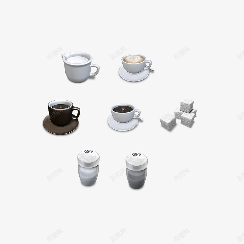 咖啡下午茶奶茶png免抠素材_新图网 https://ixintu.com 下午茶 咖啡 奶茶 食物