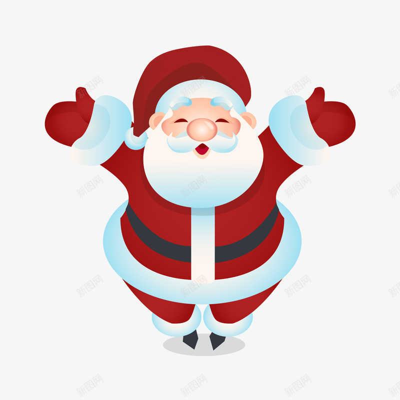 开心大笑的圣诞老公公人物形象png免抠素材_新图网 https://ixintu.com 卡通人物 圣诞老人 圣诞老公公 圣诞节 幸福 开心 快乐