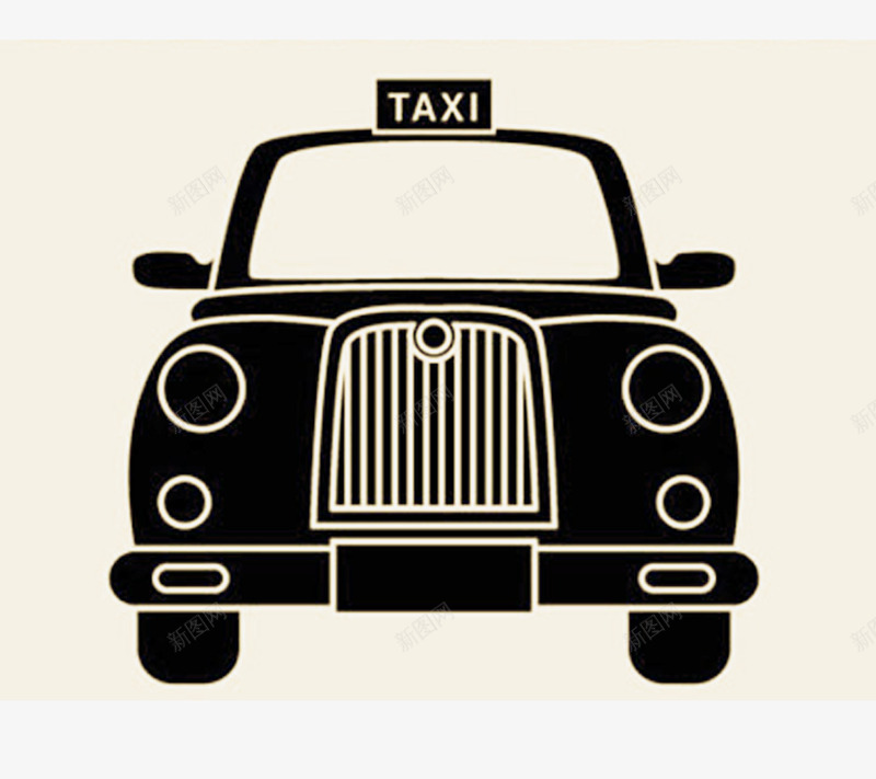 复古出租车png免抠素材_新图网 https://ixintu.com 出租车png图片 复古taxi 复古汽车免抠素材 复古的士