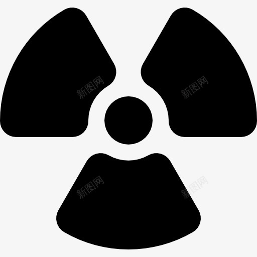 放射性图标png_新图网 https://ixintu.com 功率 放射性 标志 核辐射 能源 警惕