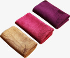 春季紫色毛巾素材