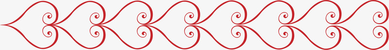 心形边条矢量图eps免抠素材_新图网 https://ixintu.com 古典边条 婚庆 彩色边条 心形 红色边条 装饰边条 边条 矢量图