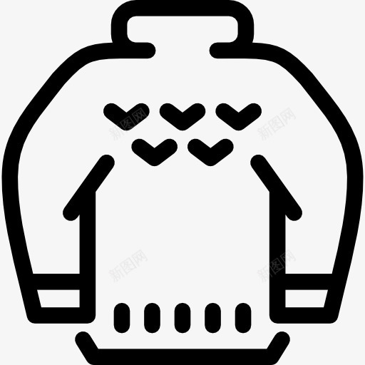 毛衣图标png_新图网 https://ixintu.com 冬天 时尚 温暖 舒适的服装