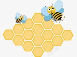 辛劳辛劳的小蜜蜂矢量图高清图片
