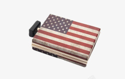美国国旗个性零钱包素材