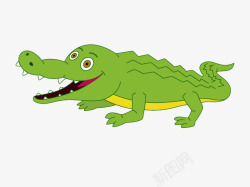 开心的鳄鱼开心的小鳄鱼高清图片