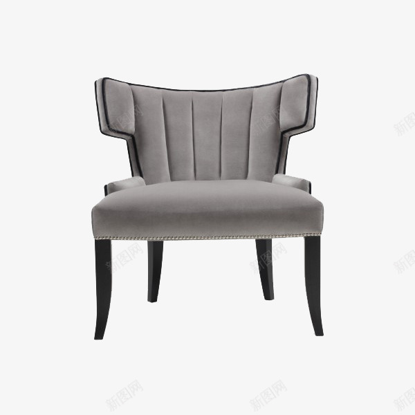 灰色的椅子psd免抠素材_新图网 https://ixintu.com 大气 有特色 椅子 灰色 简约 精简 精致