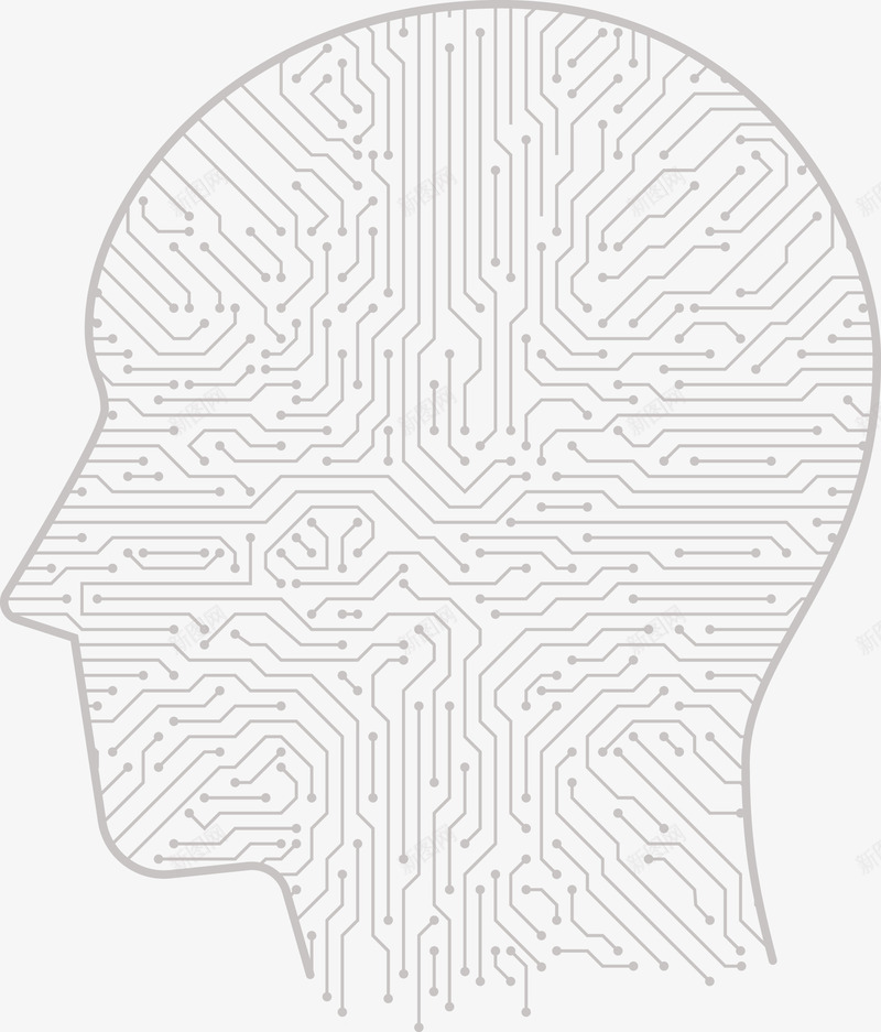 一个大脑科技矢量图eps免抠素材_新图网 https://ixintu.com 商务 商务科技 大脑 大脑科技 科技 科技PNG 矢量图
