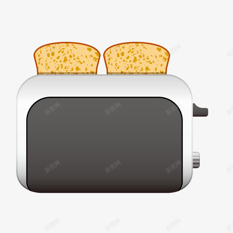 白色烤面包机图像png免抠素材_新图网 https://ixintu.com 图像 烤面包机 白色 白色烤面包机图像