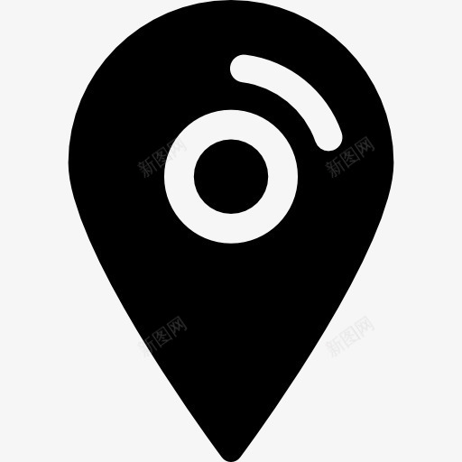 指针与闪耀图标png_新图网 https://ixintu.com 地图 定位 指着的地方 标志 界面