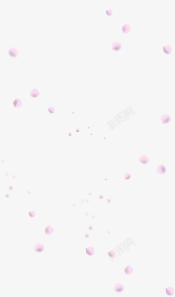粉色花瓣样式网游宣传素材